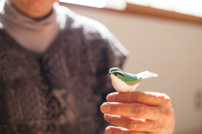 野鳥こけし